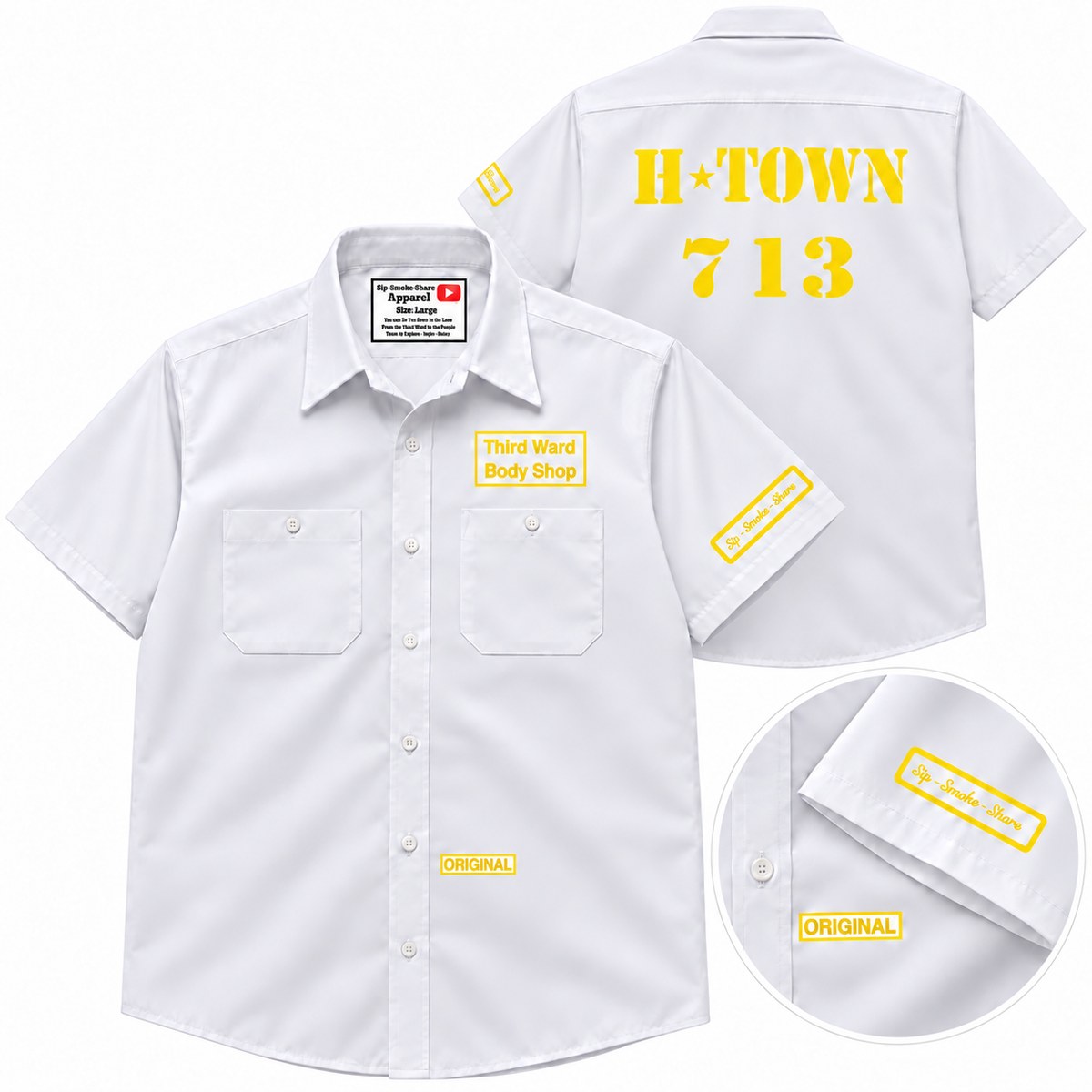 Rep Your City - 713 Third Ward Yellow Imprint