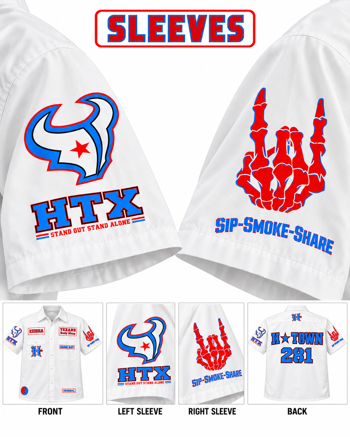 Rep Your Team - Texans "Luv You Blue" Edition